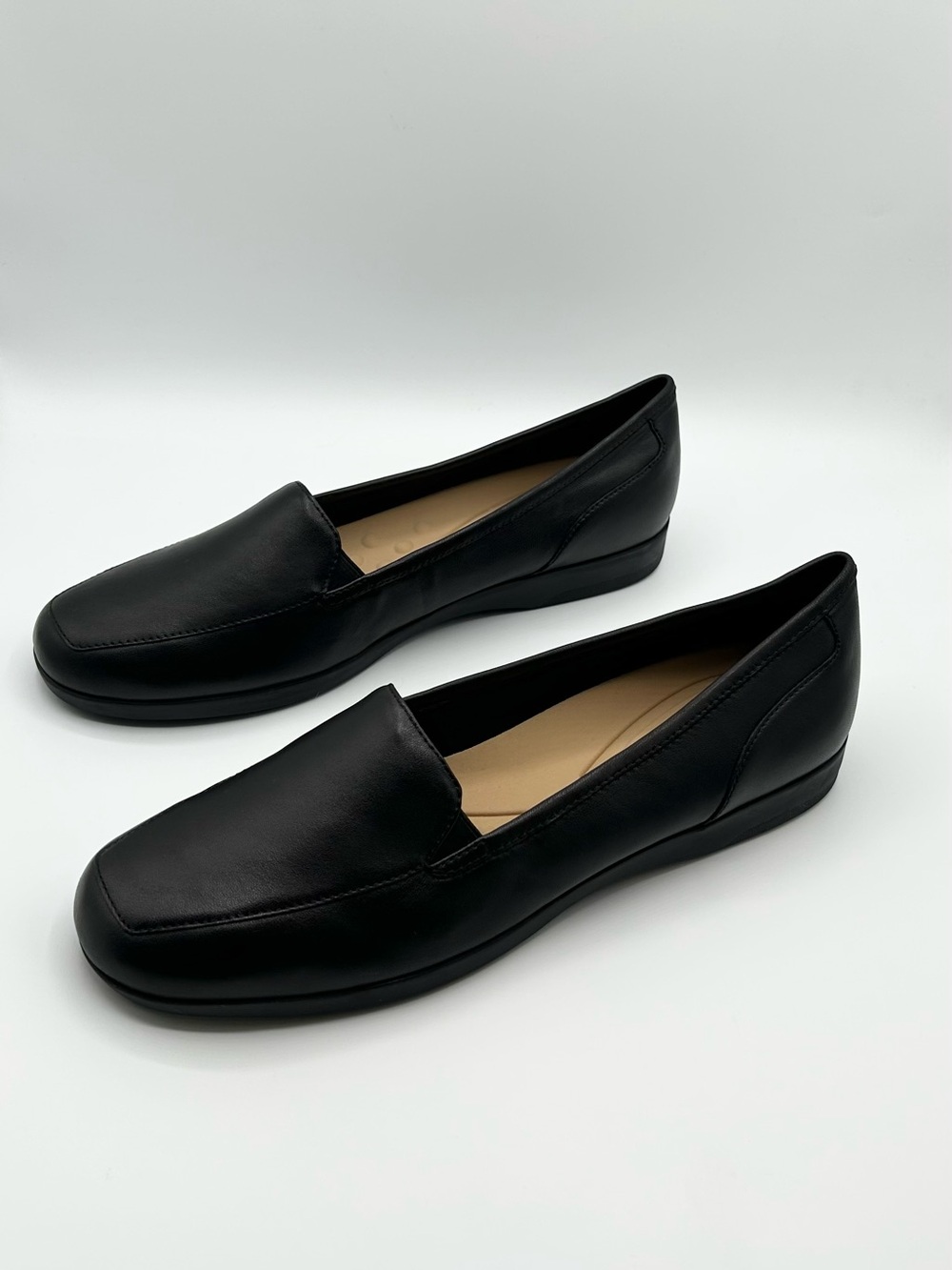 Easy Spirit Black Leather Loafer Slip On Comfort New Women’s Size 11